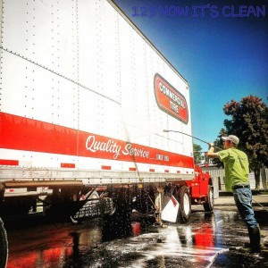 water falling of trailer wm
